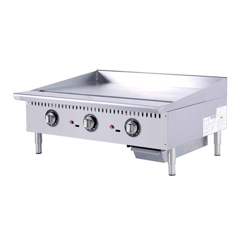 36 Inch Commercial Gas Griddle E-RQP-36A Thick Plate for Catering Use