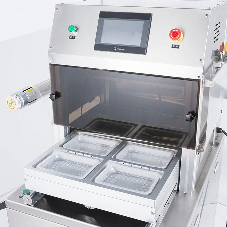 Automatic Vertical MAP Vacuum Packaging Machine DQ370L-V Gas Flush 370mm Film
