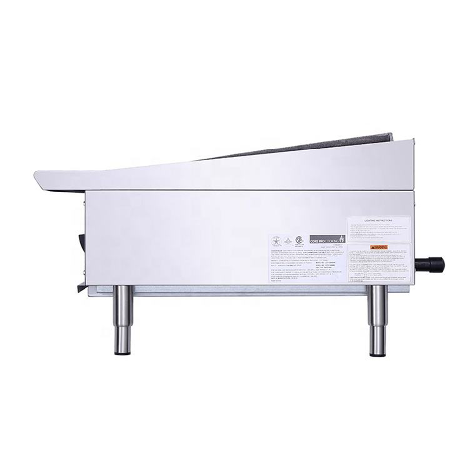 Commercial E-RQH-12 Gas Grill High Power 10.3kW Stainless Steel Cooking