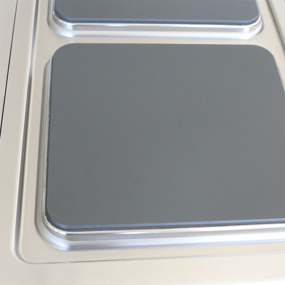 Commercial Electric Hot Plate E-DS-1A 4 kW Stainless Steel Floor-Standing