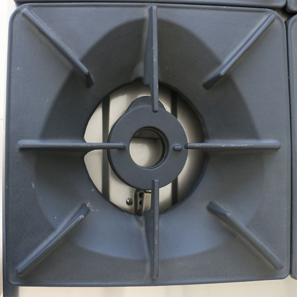 Commercial Gas Clay Pot Stove with 6 Burners for Restaurant Kitchens 44.6kW
