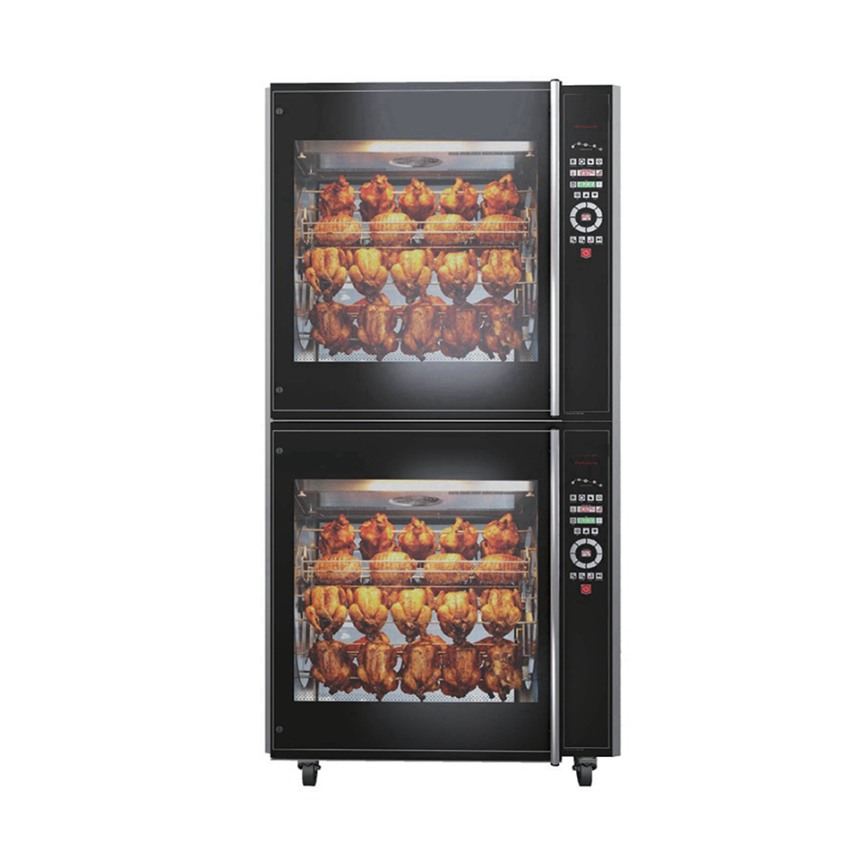 Commercial Hot Air Rotisserie Oven for Chicken and Meat