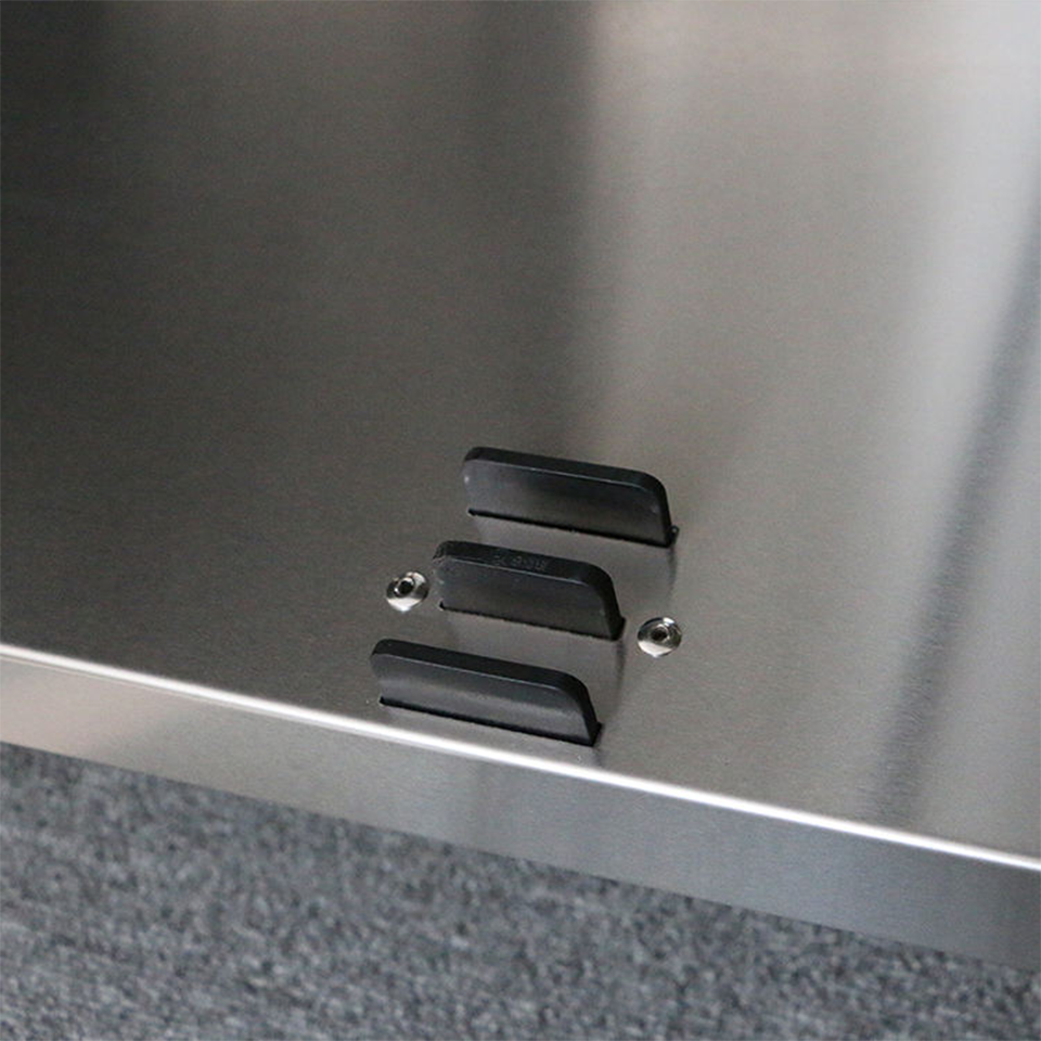 Commercial Stainless Steel Sliding Door Worktable Cabinet for Foodservice