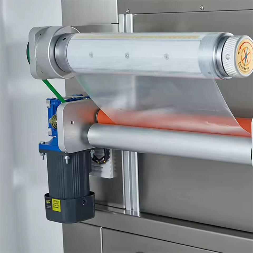 Commercial Vertical Skin MAP Vacuum Packaging Machine DQ440VSL 440mm Film