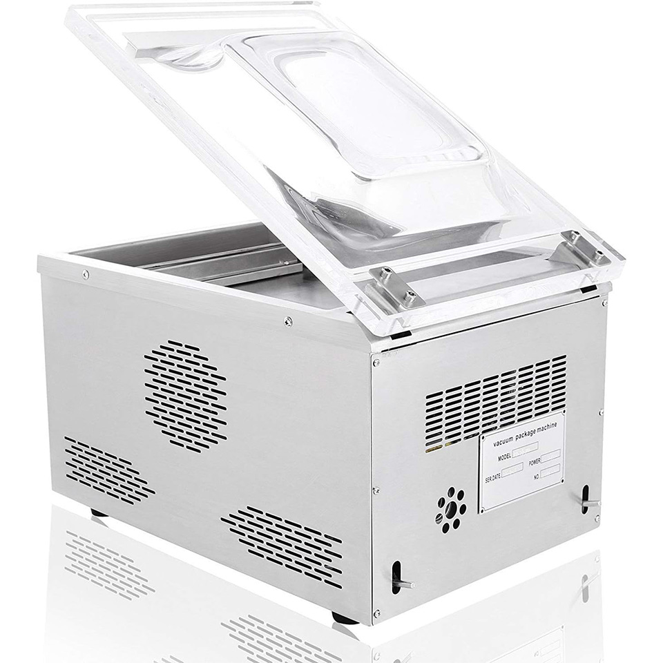 Desktop Vacuum Sealer 260mm Stainless Steel Compact Food Packaging Machine