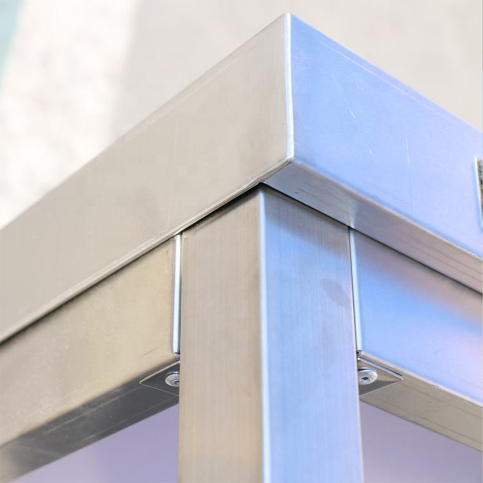 Detachable Two-Tier Stainless Steel Work Table for Commercial Kitchens
