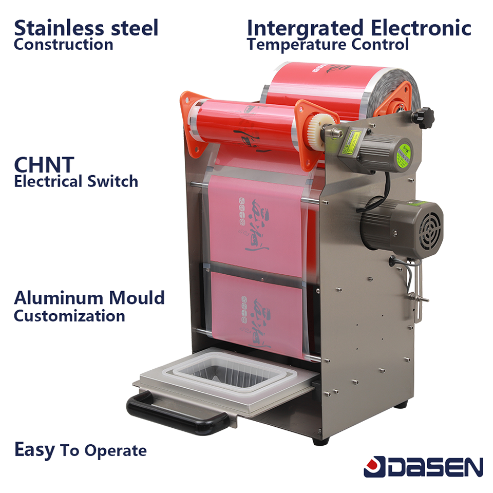 DF250T Semi-Automatic Electric Box Sealer with Stainless Steel Construction