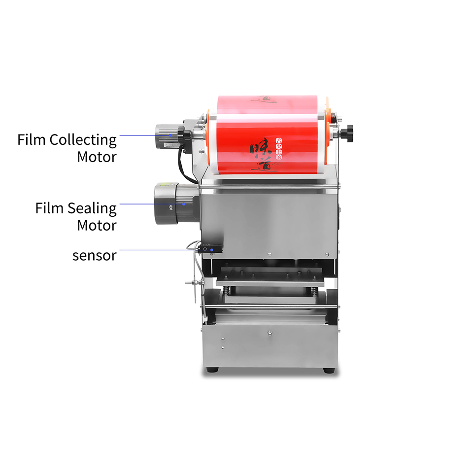 DF300T Semi-Automatic Electric Tray Sealer for Food Containers Cups and Lids