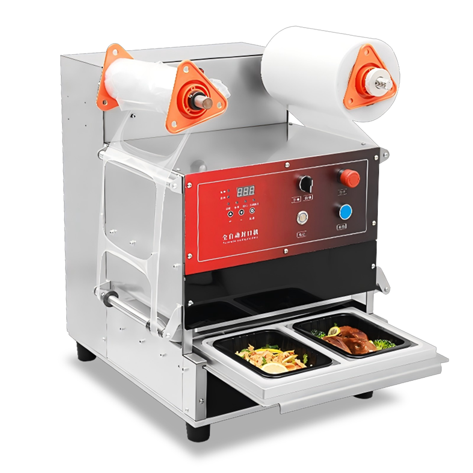DF300TA Manual Press Tray Sealer Compact Food Container Cup Lid Machine