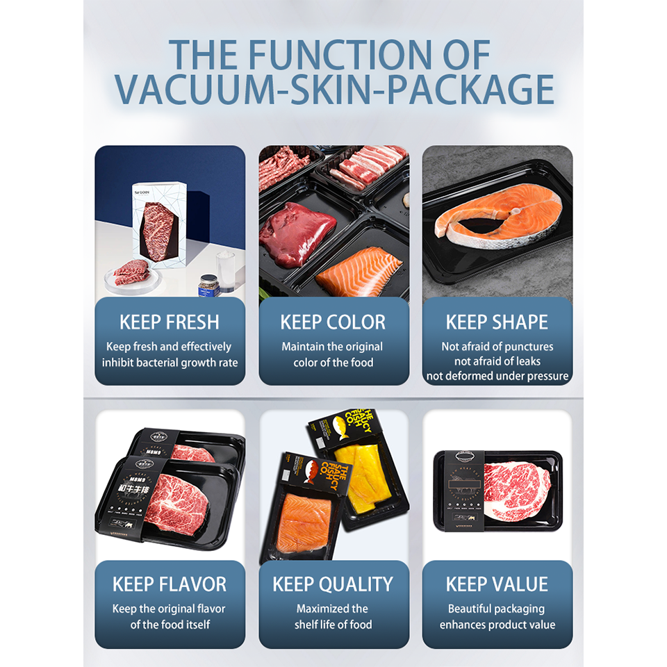 DQ300VST Manual Tabletop Vacuum Skin Packaging Machine VSP Sealer