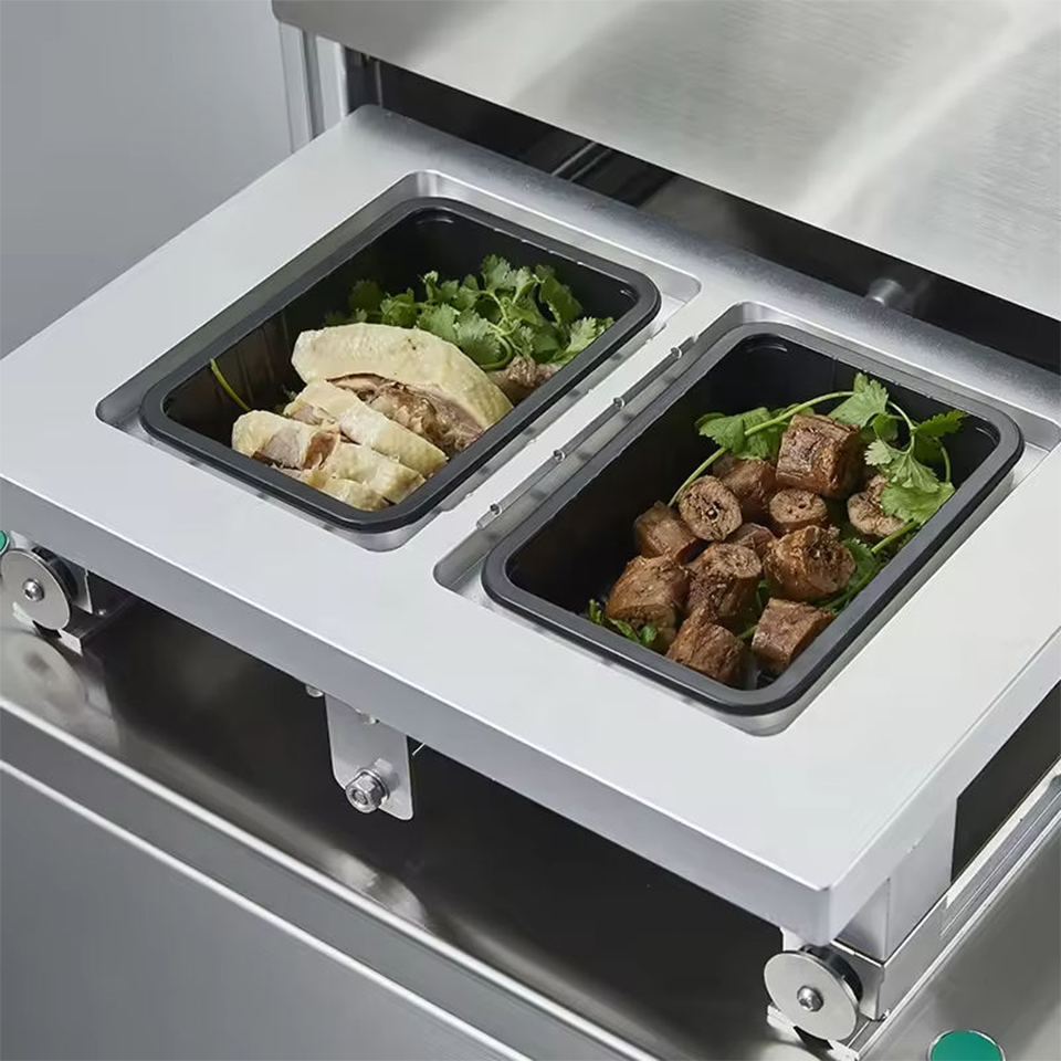 DQ305L-E Vertical MAP Gas Flush Packaging Machine 280mm Film