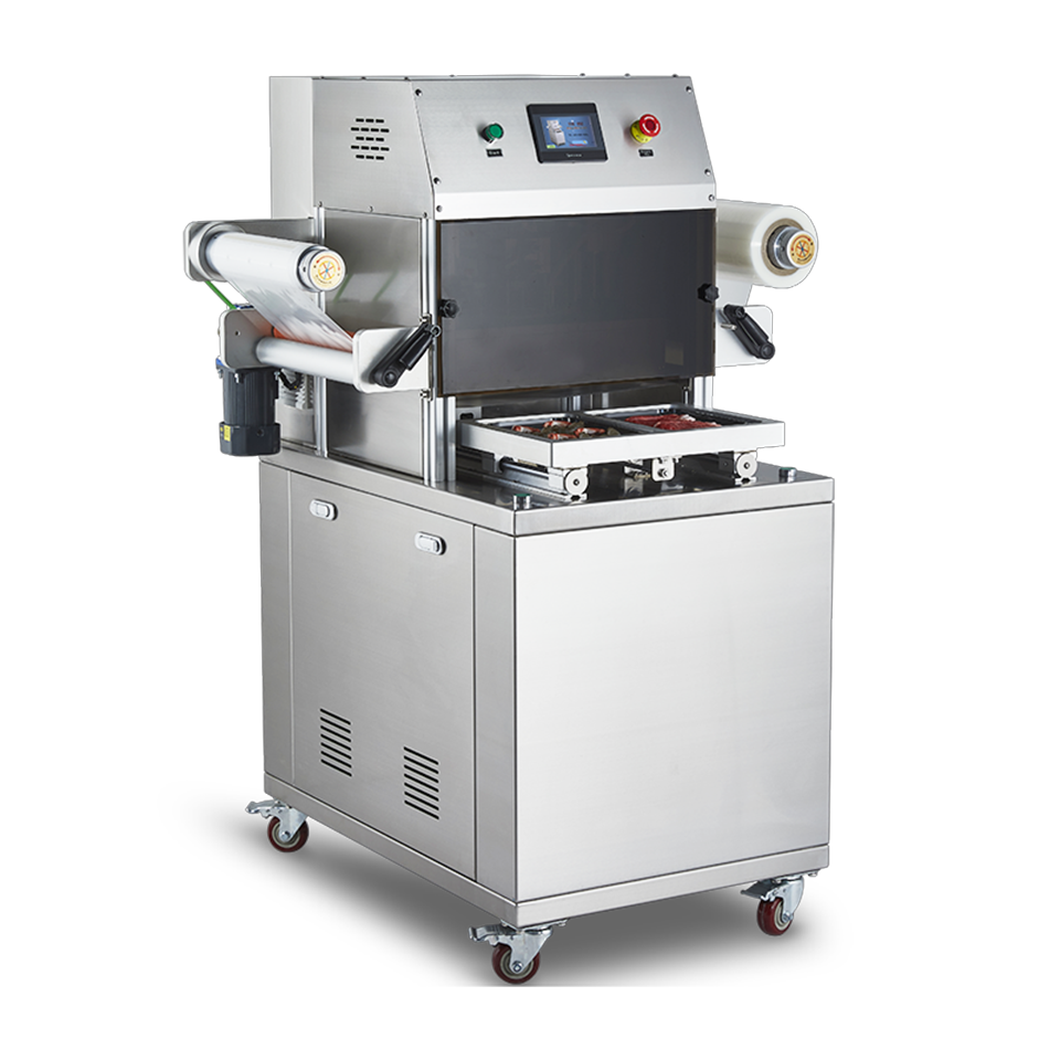 DQ330VSL Vertical Skin Packaging Machine 63m³/h Vacuum High-Quality Food Sealer