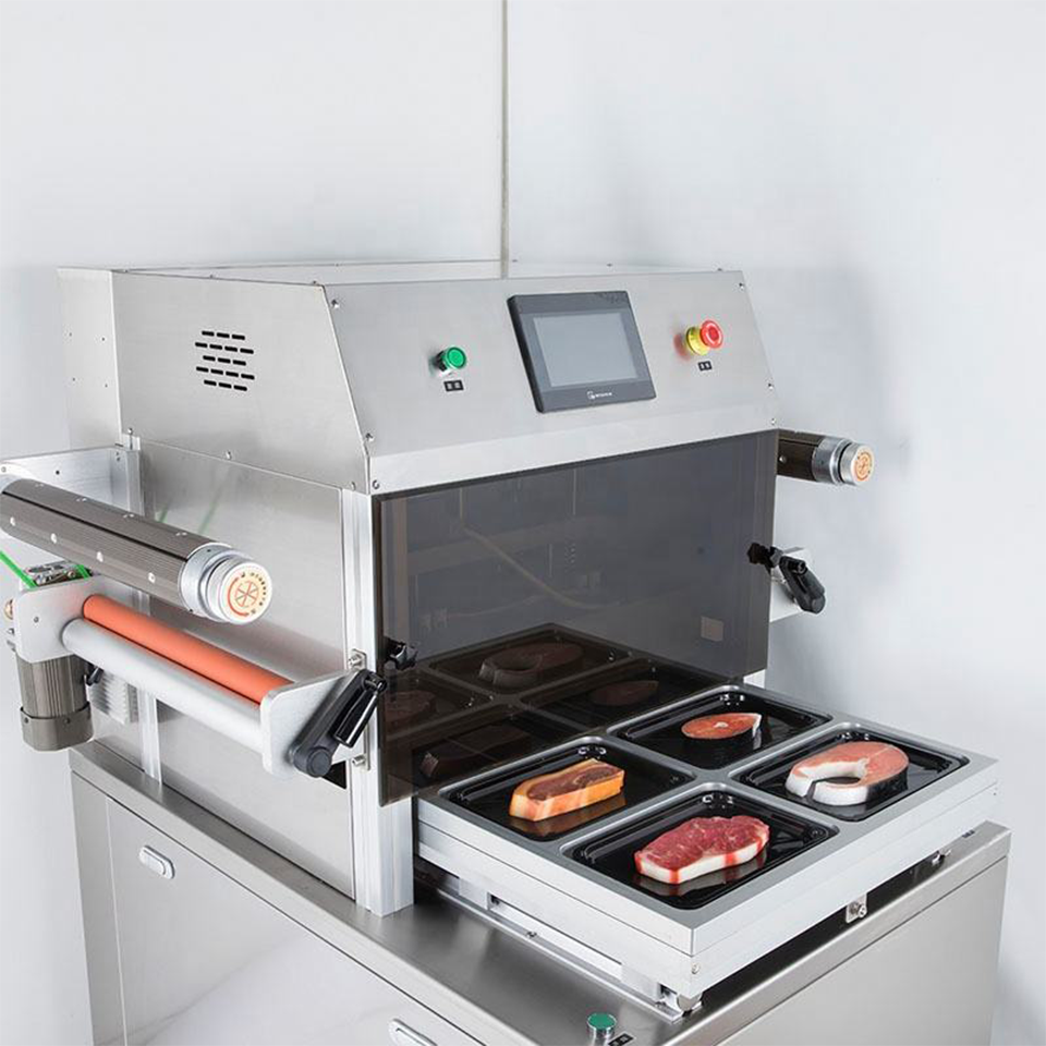 DQ330VSL Vertical Skin Packaging Machine 63m³/h Vacuum High-Quality Food Sealer