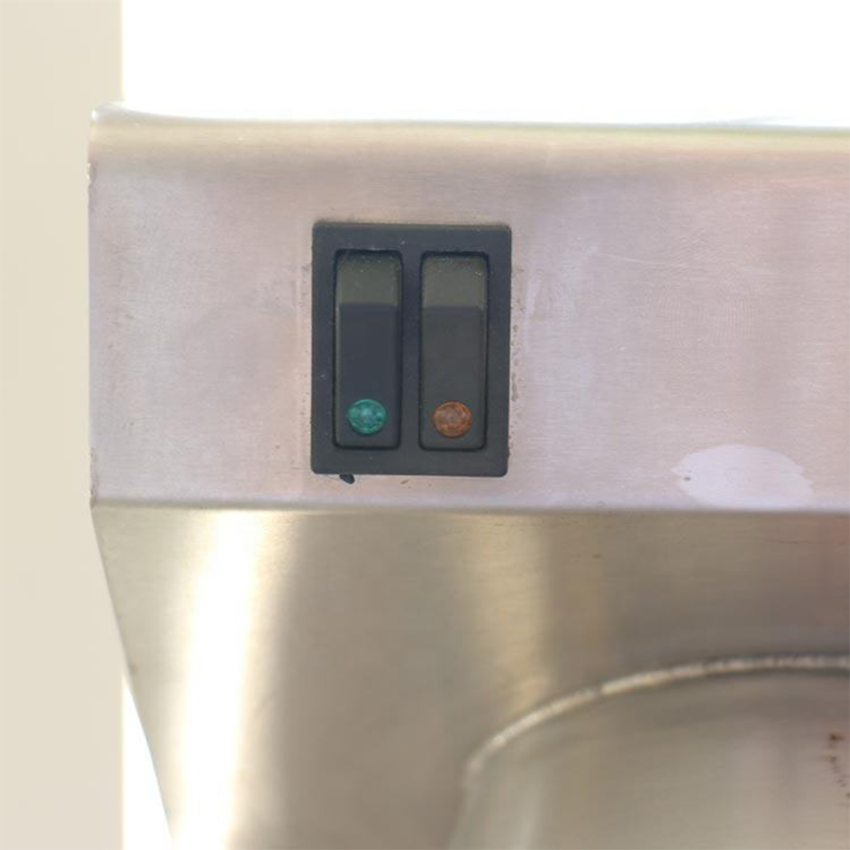 E-BWD-2C Dual-Head Infrared Food Warmer for Restaurants and Buffet Service