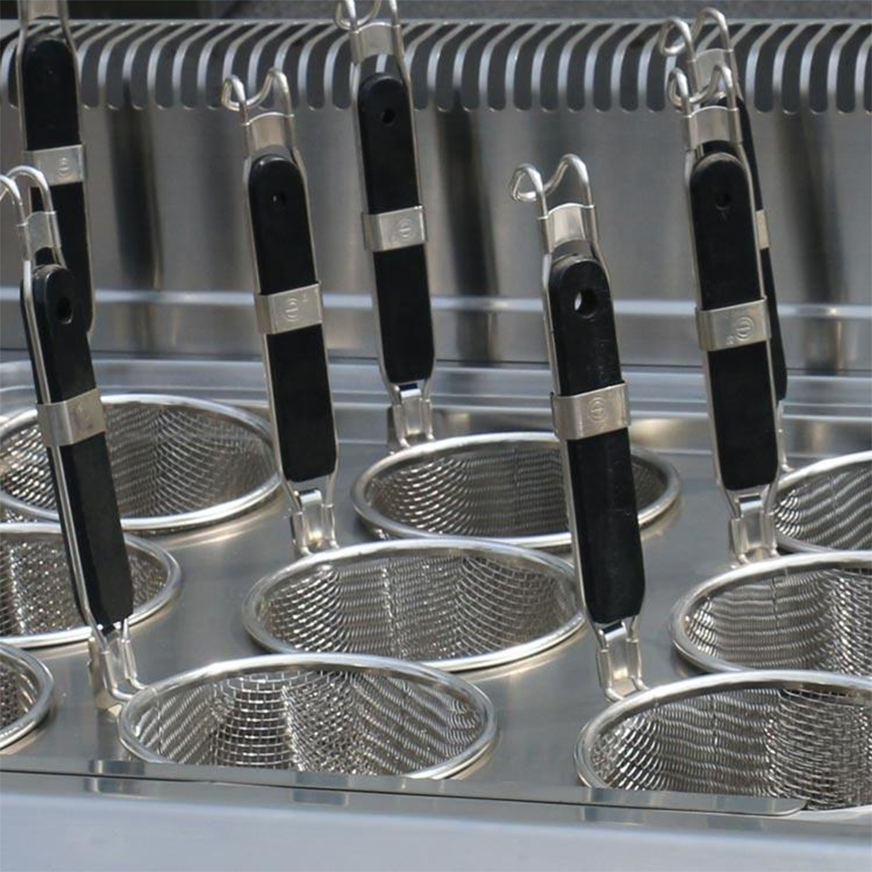 E-DM-700X Commercial Electric Noodle Boiler 12 Baskets Stainless Steel