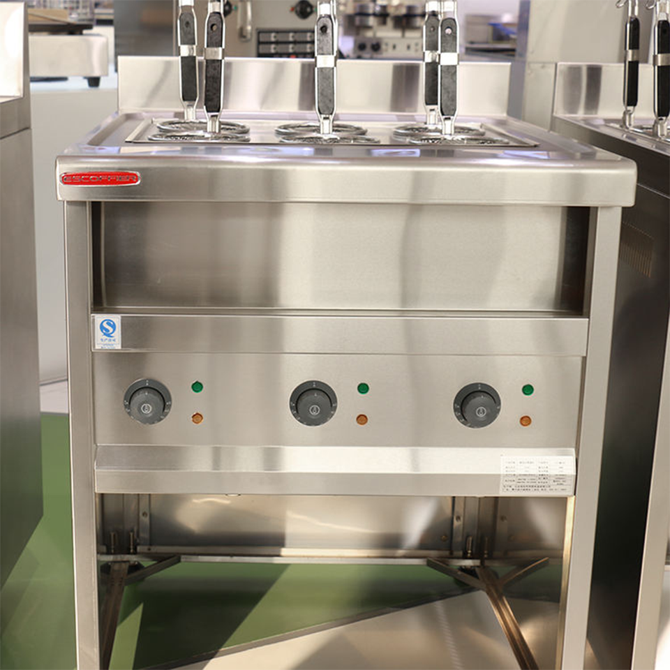 E-DM-9T Commercial Electric Noodle Boiler 6kW Multi-Basket Pasta Cooker