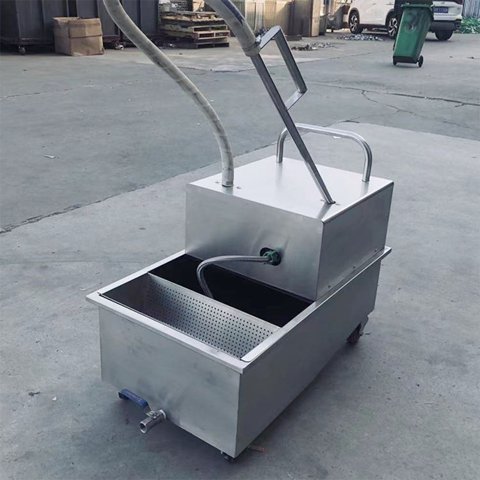 炸炉 滤油 推车 不锈钢 移动式 设计 25kg 用于商用 使用