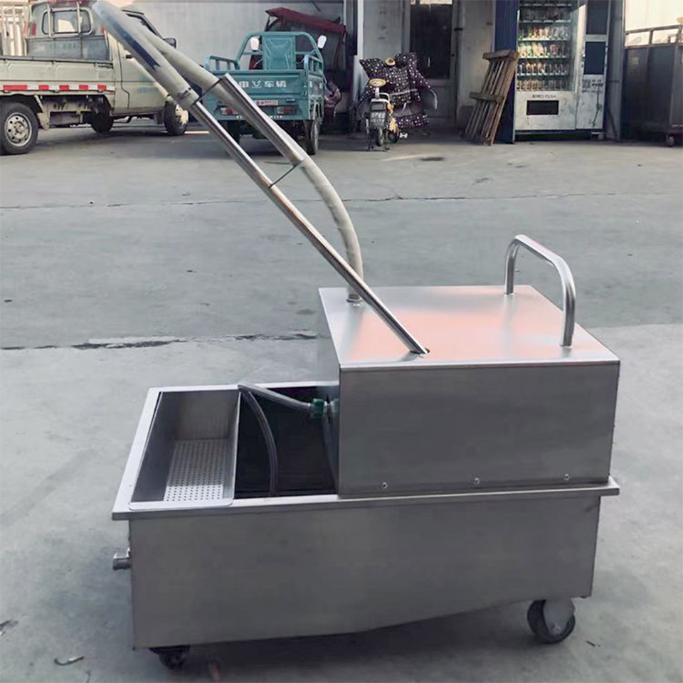 炸炉 滤油 推车 不锈钢 移动式 设计 25kg 用于商用 使用