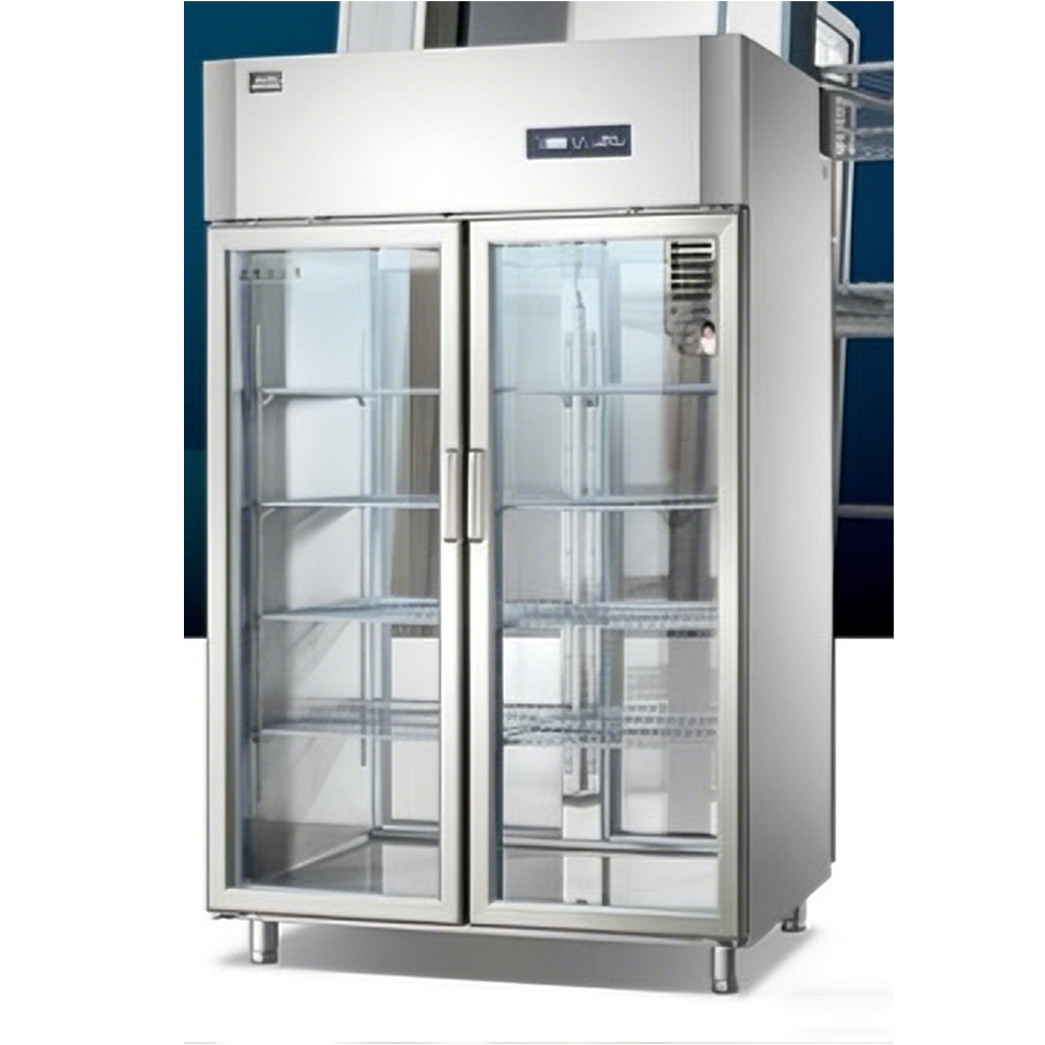 Glass Door Six-Door Cabinet BS1.6G6 Adjustable Shelving
