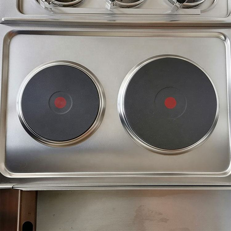 HKE-DS-400 Electric Hot Plate Built-In Stainless Steel Countertop Warmer