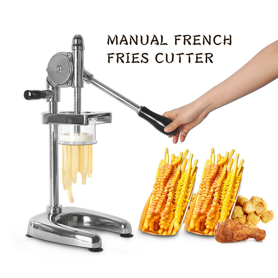 Manual Spiral Potato Cutter Stainless Steel Durable and Easy to Clean