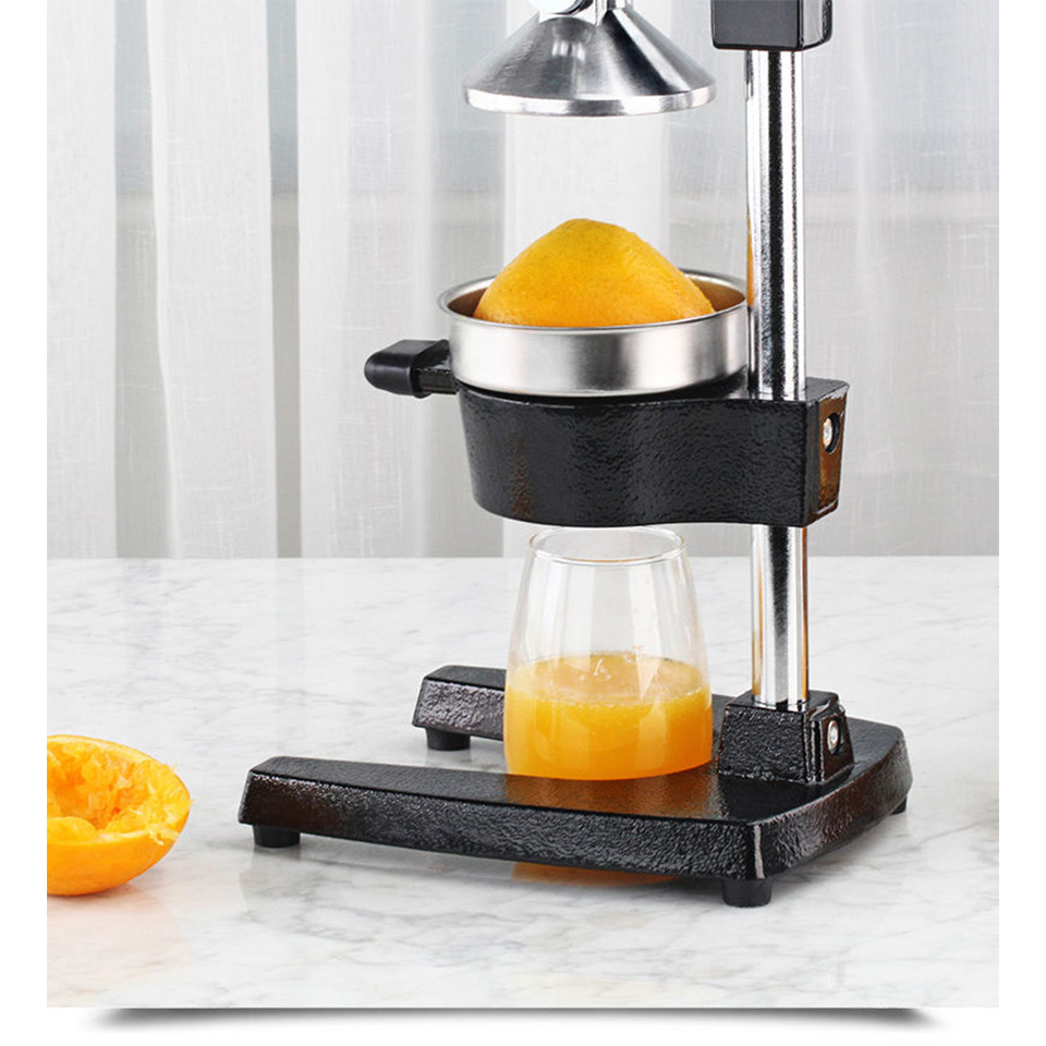 Portable Manual Juicer Cast Iron Solid Construction Easy Clean
