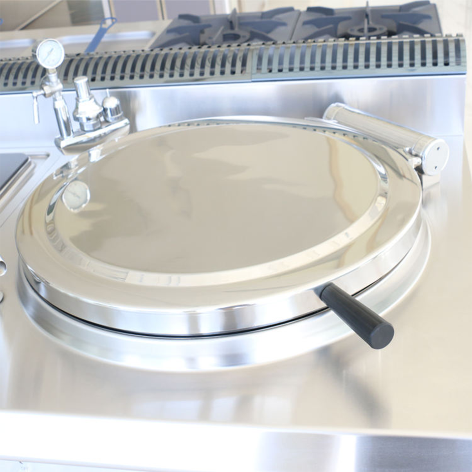 Professional Gas Boiling Pot 120L High Volume Soup and Stock Cooking