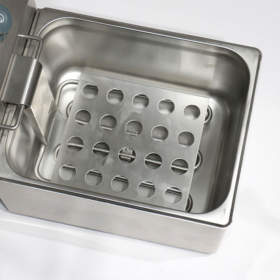 Tabletop Dual Tank Electric Fryer 5kW 220V Compact Design