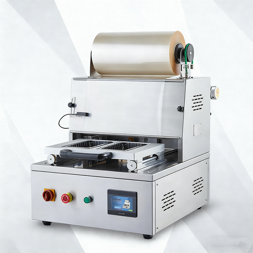 DQ400T-VS Desktop Vacuum Skin Packaging Machine 180–320 Trays/Hour Stainless Steel