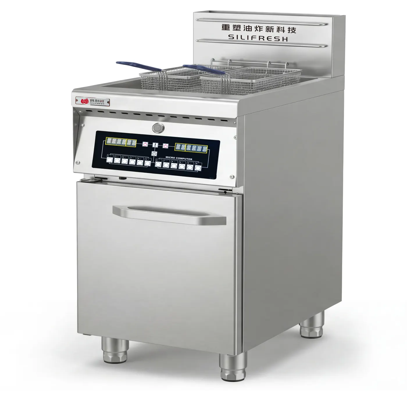 Microseismic Wave Single-Tank Fryer 415V