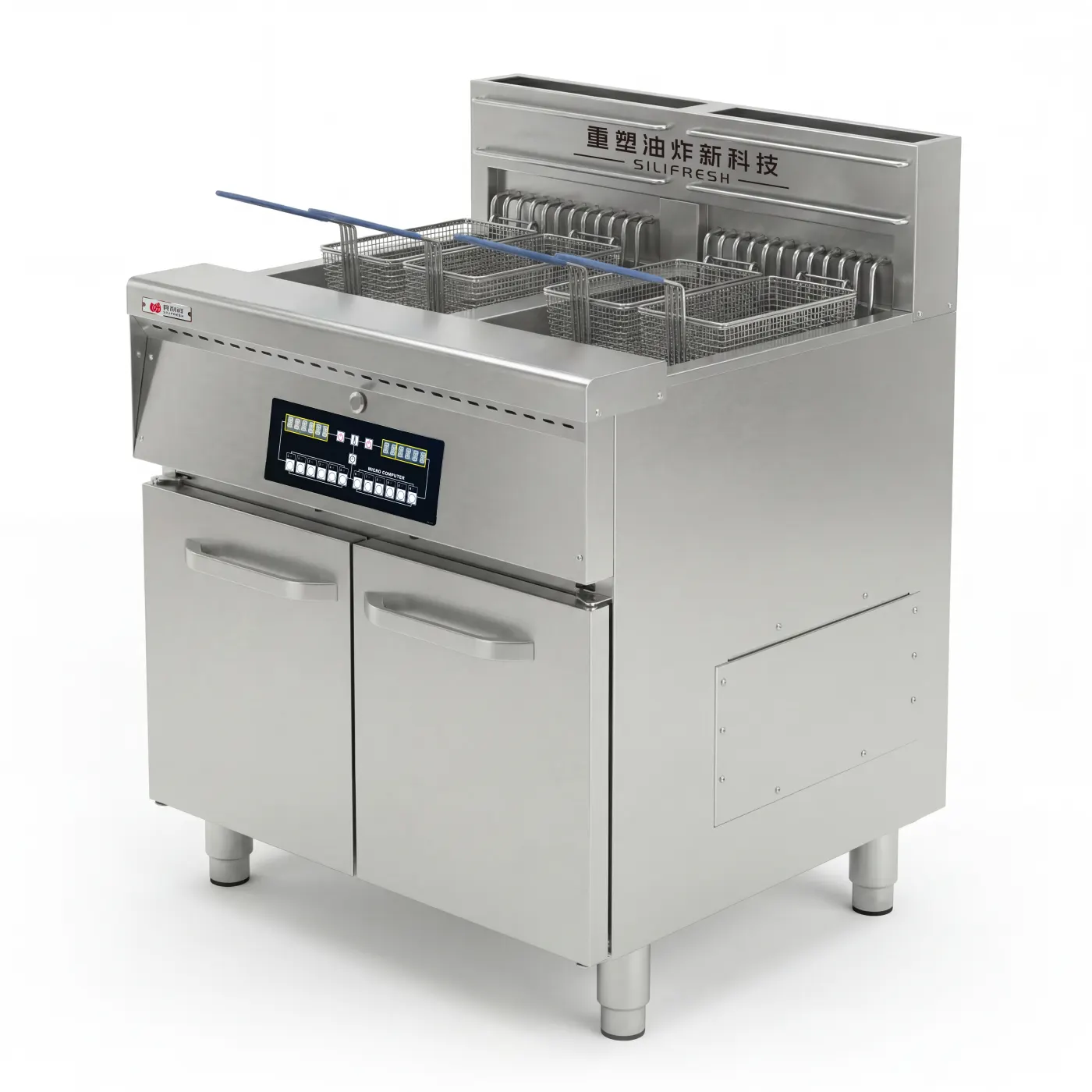 Microseismic Wave Double-Tank Fryer 415V