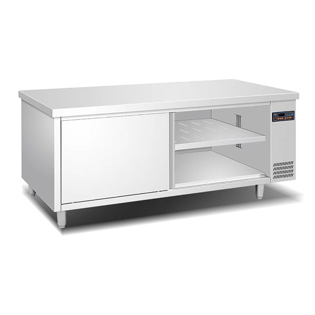 Sliding Door Food Cabinet Commercial Kitchen Durable Stainless Steel Storage
